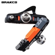 BRAKCO brake pad for Brompton folding bike Lightweight C-clamp, noise-free, anti-lock brake shoe U85Z
