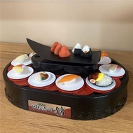 日本家用大號回轉壽司機玩具櫥窗糕點展示架小型旋轉甜品臺機