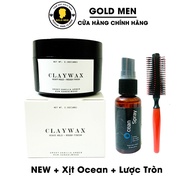 Sáp vuốt tóc Rusty Lab Clay Wax siêu giữ nếp + Tặng quà