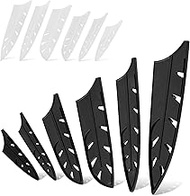 XYJ Knife Sheath Set of 12 Knife Edge Guards Blade Protector Knife Cover for Stainless Steel Paring 