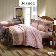 Jessica Cotton mix พิมพ์ลาย J234 ชุดเครื่องนอน ผ้าปูที่นอน ผ้าห่มนวม เจสสิก้า พิมพ์ลายได้อย่างประณีตสวยงาม ผ้านวม 60X80 นิ้ว One