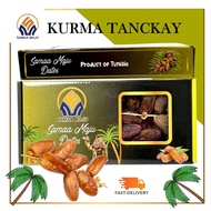 Kurma Tangkai Bertangkai Premium Deglet Nour Branch Dates of Tunisia