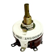 รีโอสตาร์ท (rheostat) 25W-1K2K3K5K 10โอม50โอม100โอม เป็นตัวต้านทานปรับค่าได้แบบเซรามิค