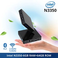 AQLKY SOYO N4000 N3350 Intel พีซีขนาดเล็ก M2 CPU 6G RAM 64G/128G ROM VGA Win10Pro Win11 M2 Air Deskt