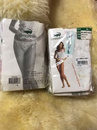 Crocodile 鱷魚100%純棉比基尼內褲，M 4條，L2條，原價每條180元，特價100元，請註明幾條，尺寸