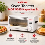 Maspion Oven Toaster MOT 901S 9L Capacity 500 Watt Toaster with 15 Minute Timer and Warranty - DN