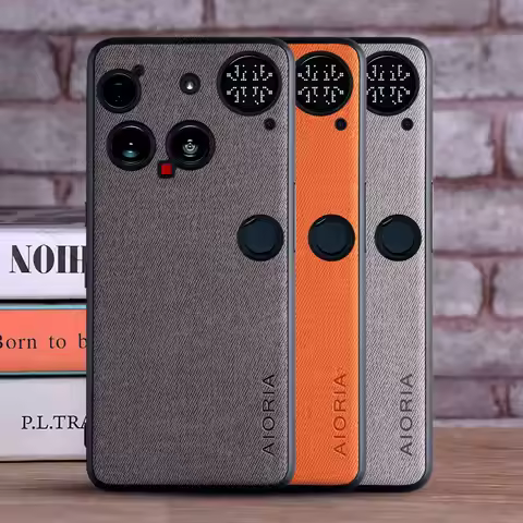 Case for Nothing Phone 3 3A Pro 2A Plus CMF Phone 1 2 Pro coque Luxury textile Leather cover funda f