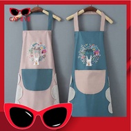 H5296 Waterproof Apron Made of Premium Quality Fabric Waterproof Oil-Resistant Character Cooking Apr