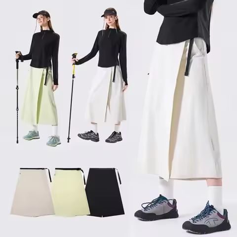 Skirt Pant Women Outdoor Quick Dry City Hiking Streetwear Fashion It Girl Y2k Loose Casual Sport Car