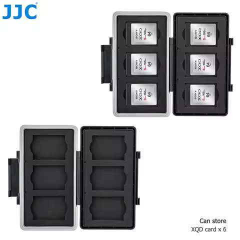 JJC XQD Cfexpress Type B Card Holder Water-Resistant Type B Card Case Storage Organizer for Nikon Z8