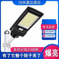 Pengeluar borong lampu jalan solar bersepadu 2100 manik, lampu jalan perumahan luar, lampu taman sol