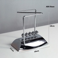 Z-Shaped Newton Cradle Balance Balls Wooden Base Newton Pendulum Balls Ornament Physics Science Craf