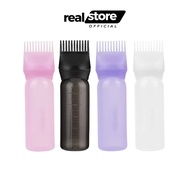 Hair Dye Bottle With Comb 180ml Dyeing Shampoo Bottle Oil Comb Hair Dye Applicator Empty Bottle Brus