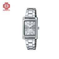 Casio General LTP-1234DD-7A Silver Stainless Steel Band Women Watch
