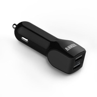 Anker 24W Dual-Port USB Car Charger (Black)
