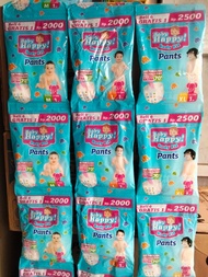 pampers promo baby happy renceng/sachet M,L,XL isi 6+1=7pcs popok celana anak