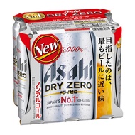 Asahi Dry Zero Beer Alcohol Free 500 ML X 6