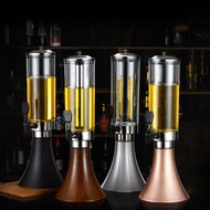 3 L Root Beer Keg cocktail Dispenser icicle Tabletop Chiller Beverage Beer Tower with Ice Tube Chill