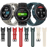 Soft Silicone Watch Strap for Amazfit T-Rex Pro Sport WatchBand Replacement Strap Amazfit T rex Smartwatch