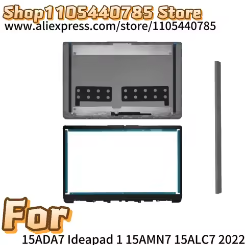 New For LCD Back Case 15ADA7 Ideapad 1 15AMN7 15ALC7 2022 Rear Lid Top Case/Front Bezel /Hinges