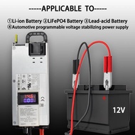 14.6V Lifepo4 Charger 12V 60A 100A Lithium Battery Charger 110V-240V Input 1-15V Adjustable Fast Bat