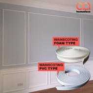 3cmx5m Wainscoting Wall Skirting HOME DECO DIY Frame Bingkai Foam Border Line