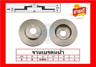 จานเบรค ยุโรป TRW รุ่น BENZ W124 E320 (หน้า) ปี 82-96(โปรส่งฟรี) สินค้ารับประกัน6เดือน หรือ 20000กม.