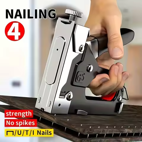 Manual nail gun, nail gun, U-shaped nail gun, wooden support and packaging box nail gun