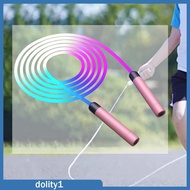 [Dolity1] Ergonomic Light Up Jump Rope Kids Adjustable Luminous Skipping Rope Portable Fitness Equip