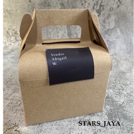 Kraft Gable Box 15x10x10cm