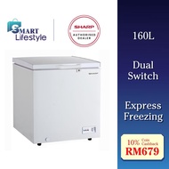 Sharp Dual Function Chest Freezer (160L) SJC168 / TOSHIBA (142L) CR-A142M