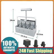 Soil Block Maker 8-cavity 2 inch Comfort-Grip Handle Manual Blocker Gardening Tool with 3 Types of P