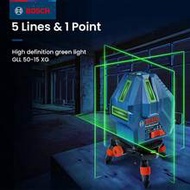 BOSCH Bosch Professional Line Laser GLL 50-15 XG, High Precision Level, Indoor Marking Instrument, B