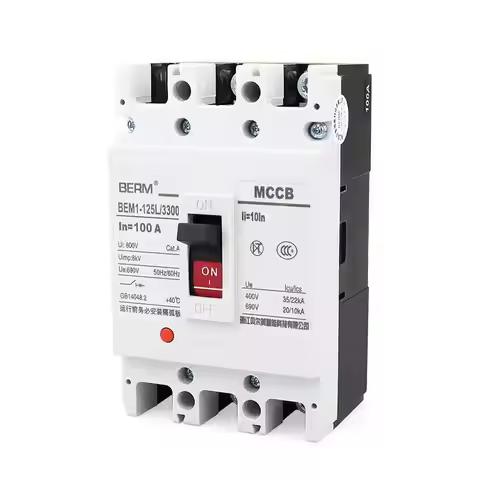 Molded Case NM1 Three Four Phase 3P 4P 100A 200A 630A Air Switch 380V Circuit Breaker 32A 80A