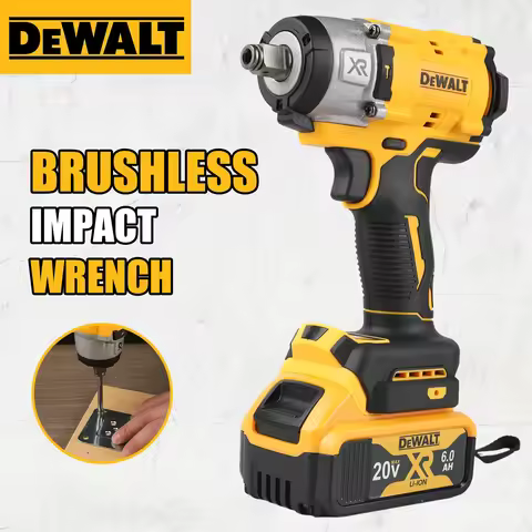 Dewalt DCF922 Wireless Impact Wrench Rechargeable High Torque 205Nm(Reverse) 1/2" 2500 PRM Universal