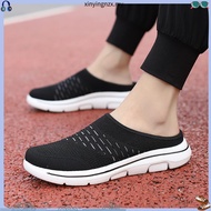 [39-48]lightweight Men Half shoes mesh Slip on Shoes Causal shoes for men