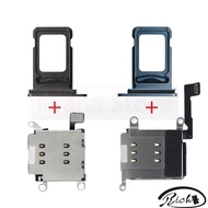 Dual Sim Card Reader Flex Cable For iPhone 12 Pro Max Sim Card Tray Slot Holder Adapter Socket Conne