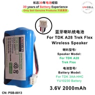 3.6V 2000mAh 7.2Wh ni-mh battery TDK 3AA-HHC YU10230 battery for TDK A28 trek flex wireless speaker