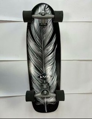 【全新】Carver 衝浪滑板 陸地衝浪板「銀羽毛」