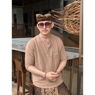 KEMEJA Shirt 3-Sleevedkoko/4 Linen Kurta Kurta Men Kurta 3/4 Sleeve Kurta for Men Kurta 3/4 Sleeve