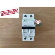 SCHNEIDER A9F74225 iC60N - miniature circuit breaker - 2P - 25A - C curve 25AMP 2POLE