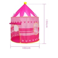 ۝ Miisoo Kids Play Tent Model Castle Kids Portable Tent Polyester - PINK Tent