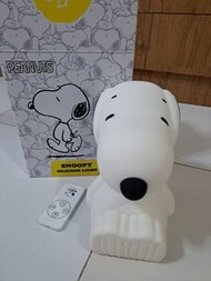 Snoopy 矽膠小夜燈 附遙控器