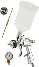 ANi F160 HPS Silver Full Sized 1.3mm Gravity Spray Gun Super Kit with 1.8mm Tip & Needle, RP/1 Regul