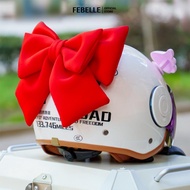 LIVESTAR Motorcycle Helmet Bow Decoration Electric Bike Helmet Car Body Decoration Accessories Bowkn