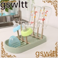 GSWLTT Baby Feeding Bottle Drain Rack, Pacifier Organizer Bottle Accessories Bottle Drying Rack, High Quality Drainage Basket Wheat Straw Cup Holder