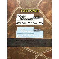 Bongo Guitar Bass Electric Sticker Sterling Ernie Ball Musicman Decal Cutting Headstock Electric Gui