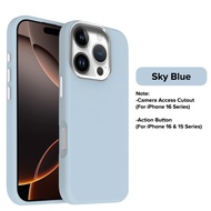 LionShield iPhone 16 Pro Max/16 Pro/16 Plus/16 Magnetic Liquid Silicone Case Soft Casing Cover Casin