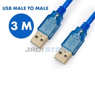 USB Male to Male Cable 30cm 1.5M 3m USB Cable/ 30 cm 1.5 3 M Male Male High Quality USB to USB Exten