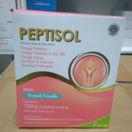 peptisol vanila 3 sachet @ 63 gram